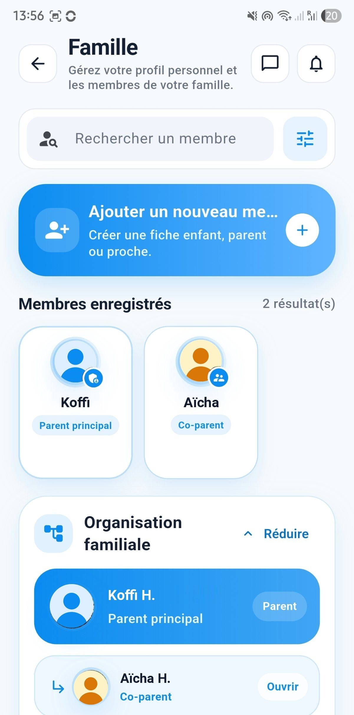 Famille : Les membres, leurs rôles et l’organisation familiale.